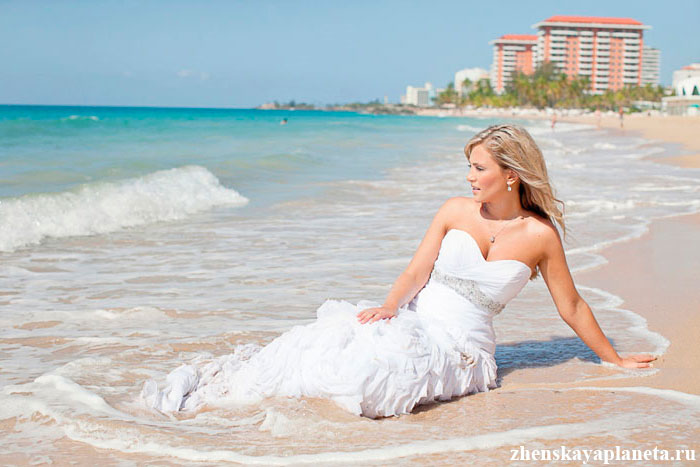 невеста-на-пляже