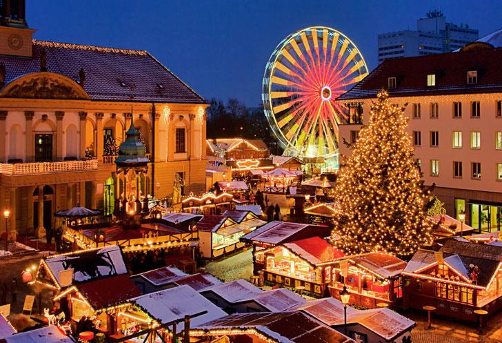 рождественская ярмарка в Лейпциге