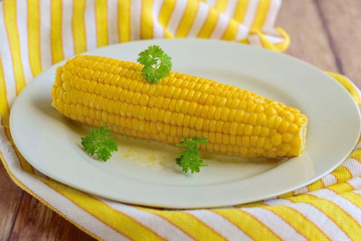 вареная кукуруза
