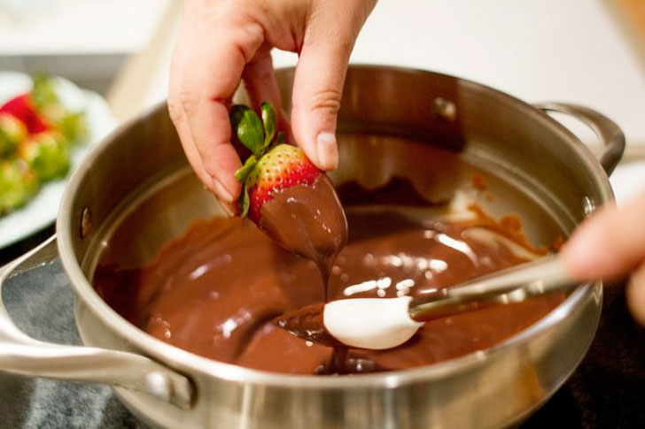 рецепт клубника в шоколаде