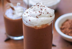 Здоровый рецепт шоколадного коктейля без молока