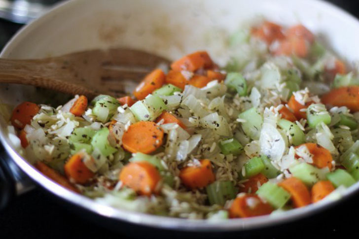 овощи с рисом