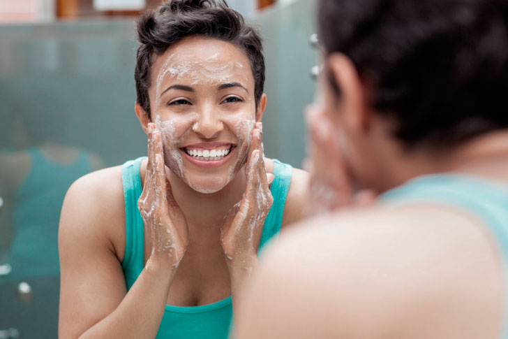 как очищать кожу лица правильно