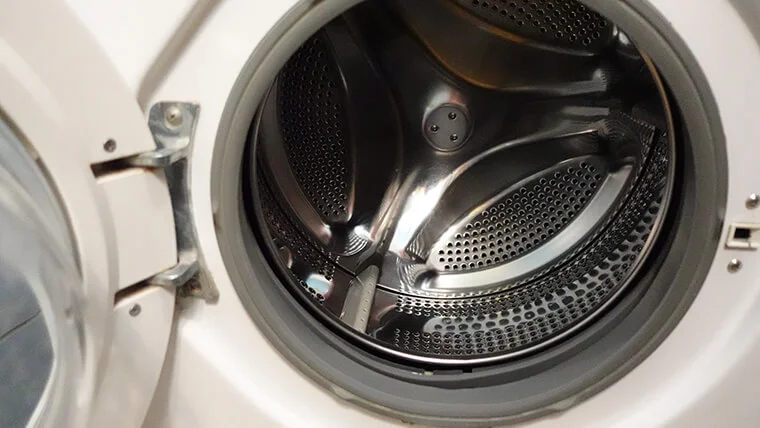 белая стиральная машинка автомат с горизонтальной загрузкой