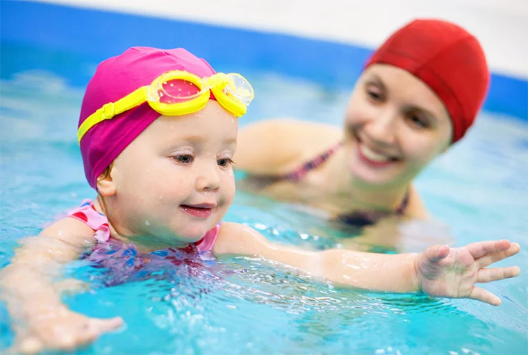 обучение ребенка плаванию