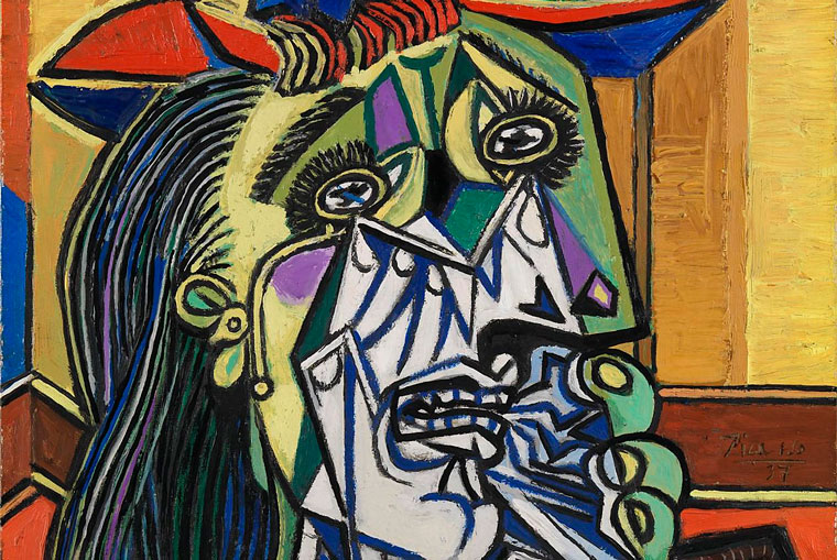 Плачущая женщина картина Пабло Пикассо