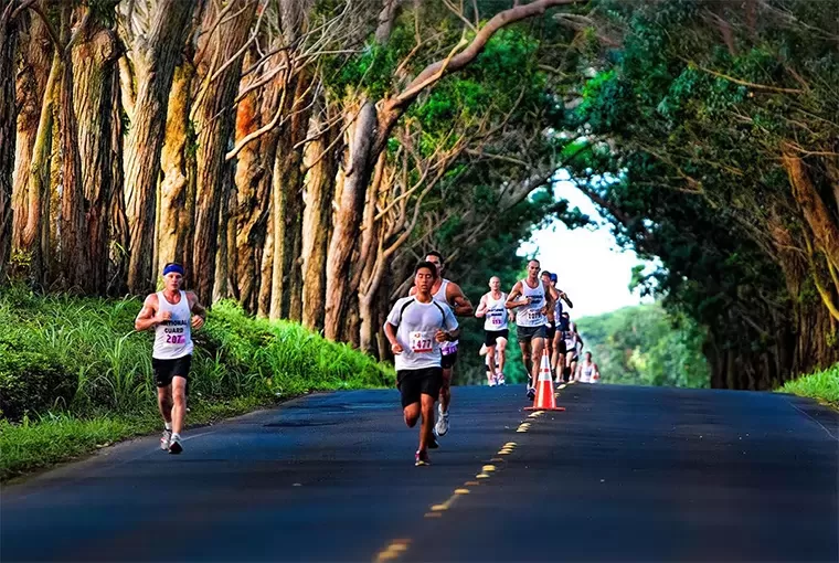 гавайский марафон по бегу