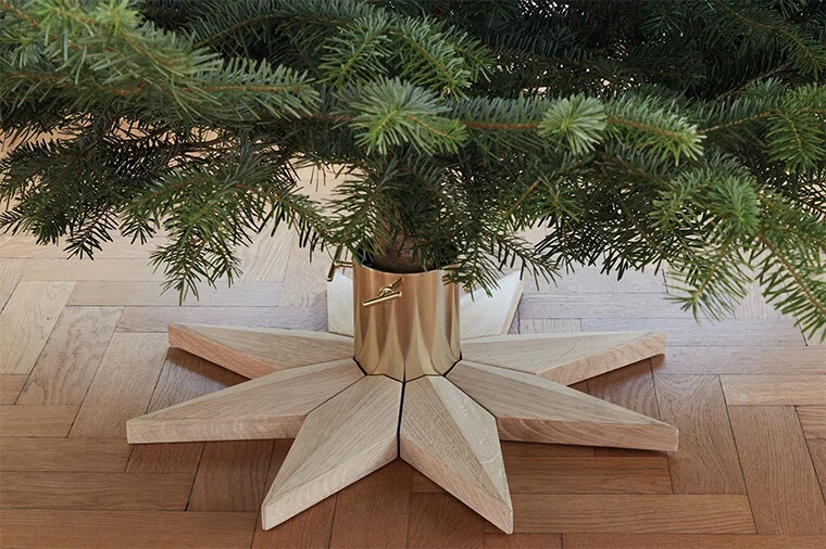 деревянная подставка для новогодней елки